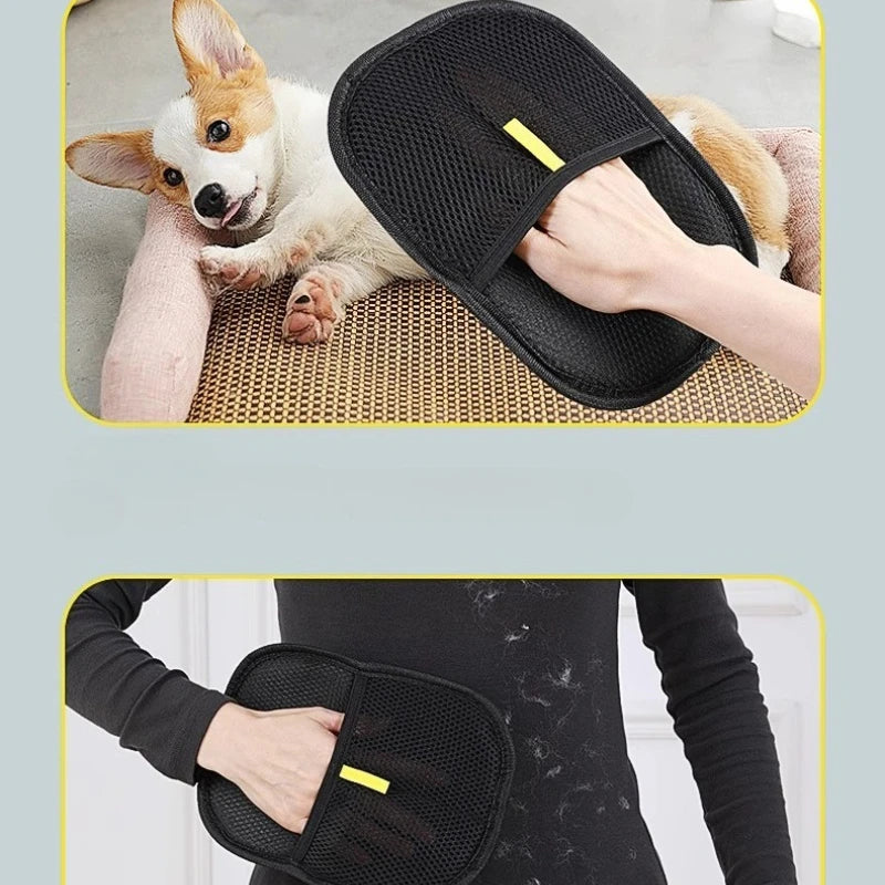 Guantes Removedores de Pelo para Mascotas – Portátiles y Lavables