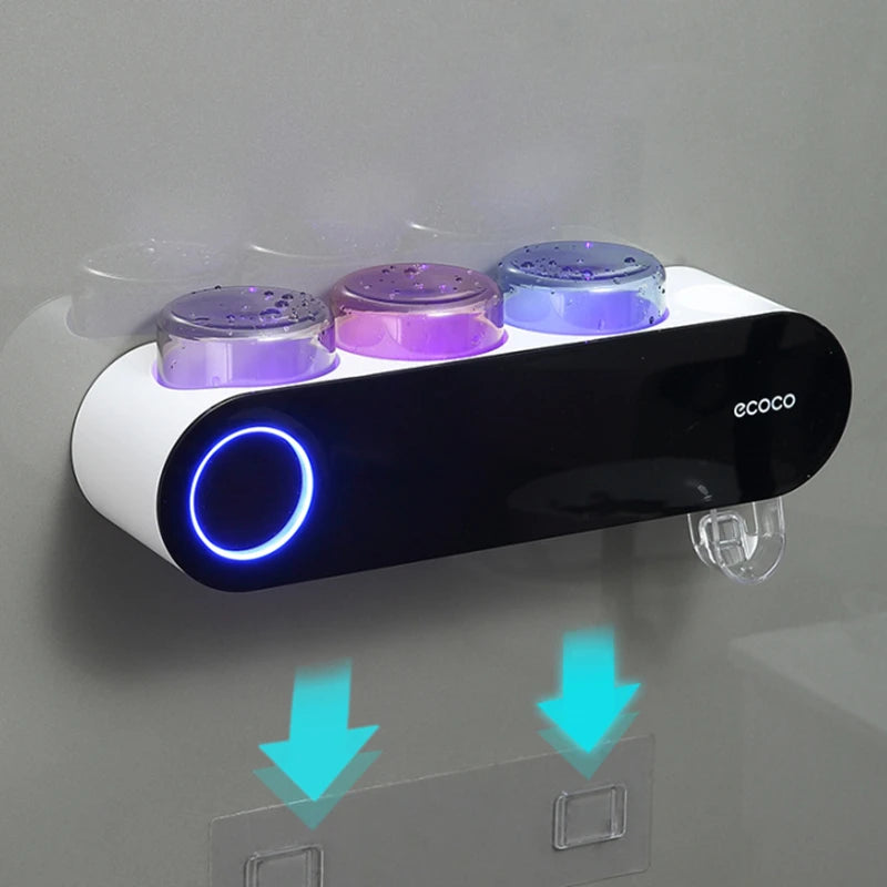 Nuevo Soporte de Cepillos de Dientes Eléctrico ECOCO con Esterilizador UV