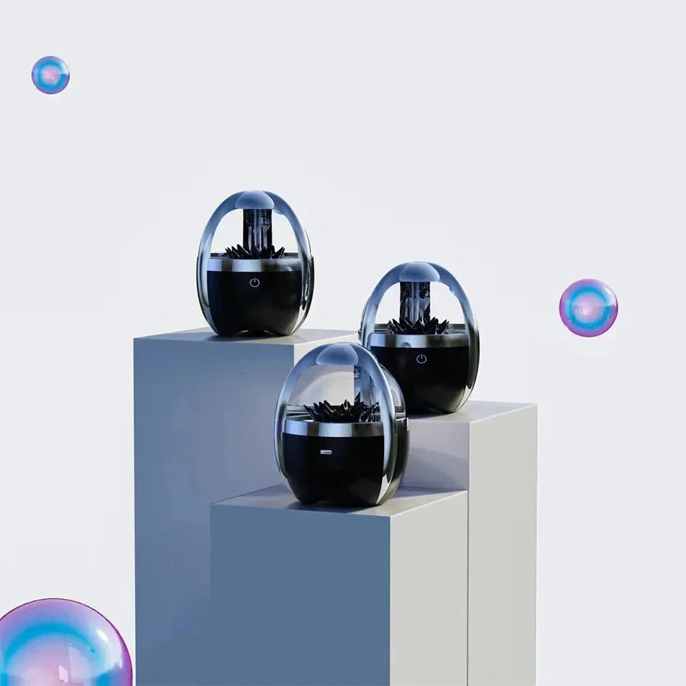 Mini Bocina Bluetooth 2025 – Ballena LED con Fluido Magnético