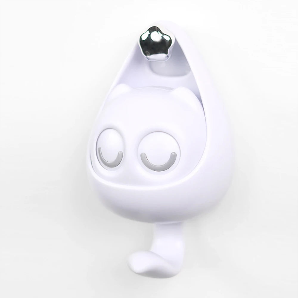 Gancho Adhesivo Decorativo con Diseño de Gato de Ojos Grandes – Práctico, Tierno y Fácil de Instalar