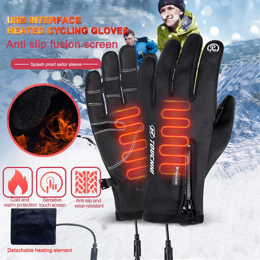 Guantes Térmicos Eléctricos Recargables – Calefacción para Invierno, Esquí, Snowboard, Caza y Pesca
