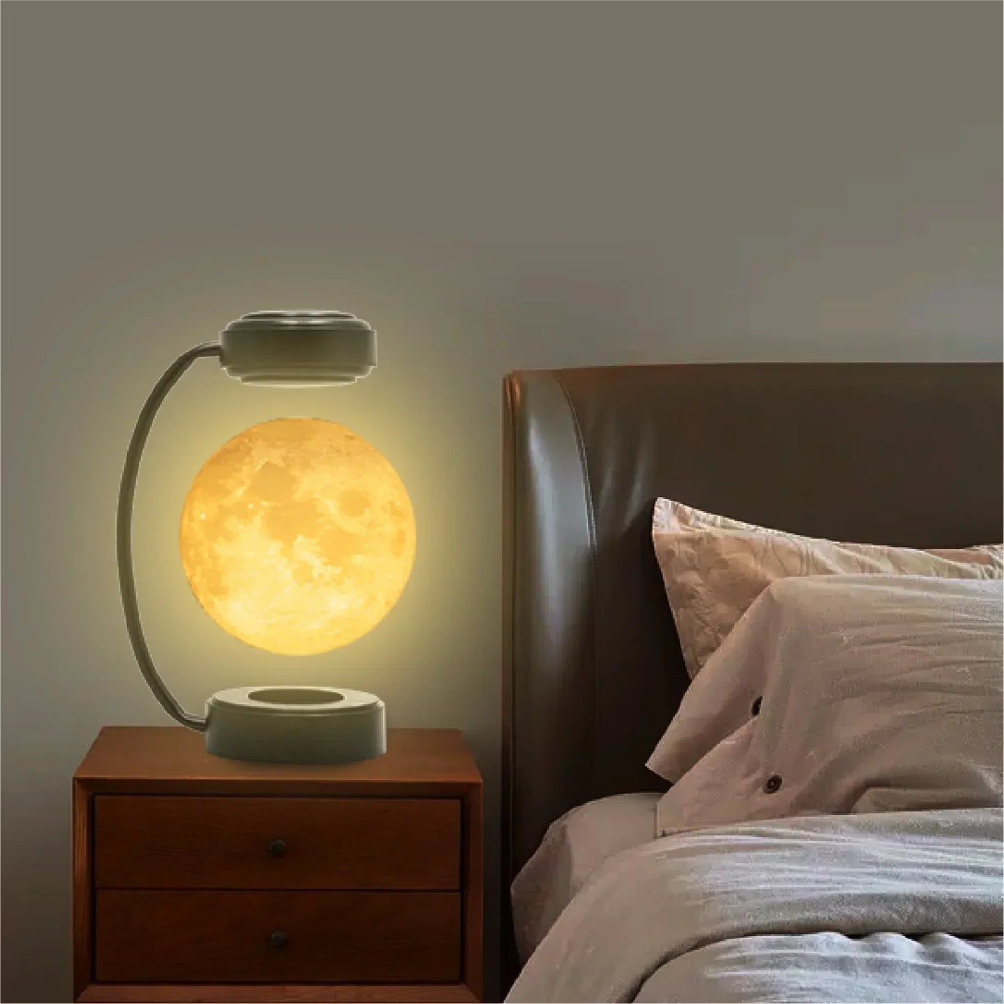 Lampara Luna Levitante