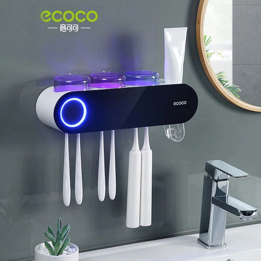 Nuevo Soporte de Cepillos de Dientes Eléctrico ECOCO con Esterilizador UV