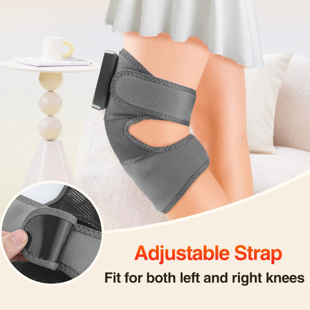 Masajeador Eléctrico de Rodilla con Calor y Vibración – Alivio para Articulaciones y Músculos