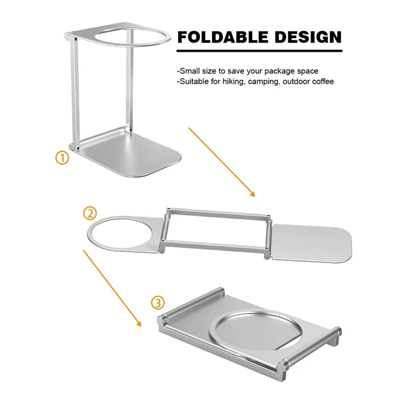 Soporte Plegable para Café de Goteo – Porta Filtro de Espresso