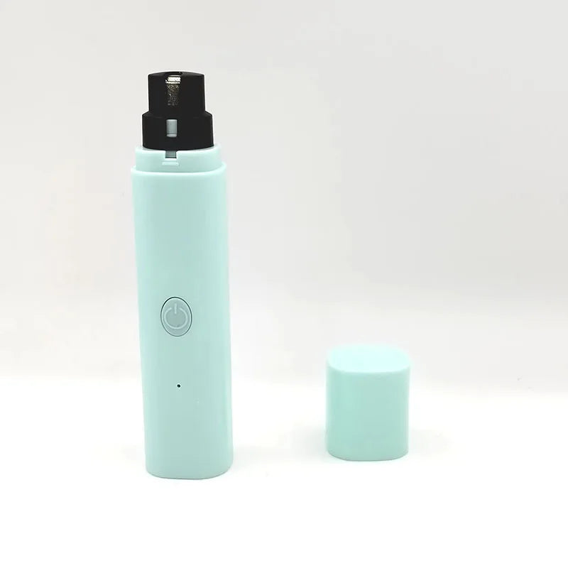 Cortauñas Eléctrico para Mascotas – Recargable con Luz LED, Silencioso y Seguro para Perros y Gatos