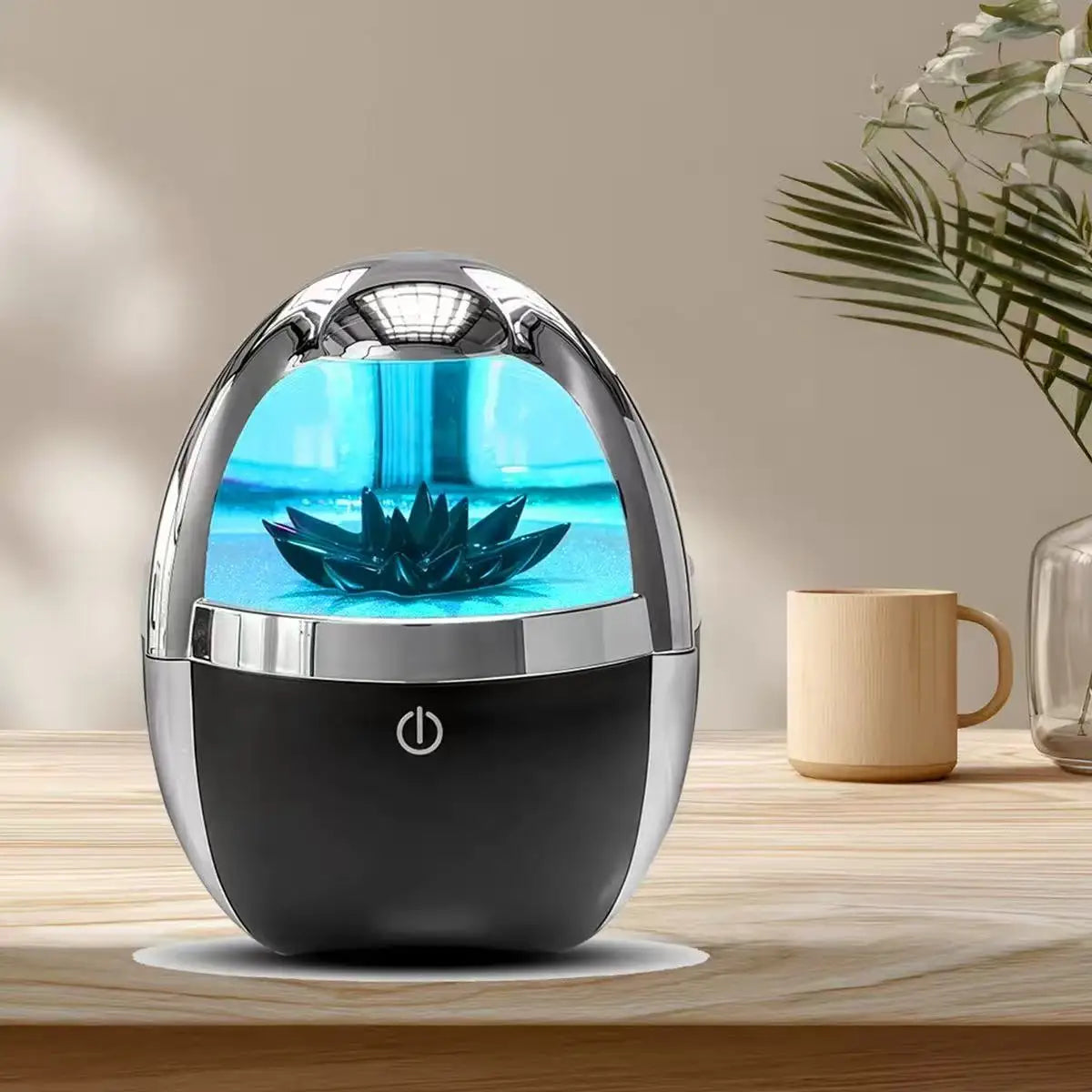 Mini Bocina Bluetooth 2025 – Ballena LED con Fluido Magnético