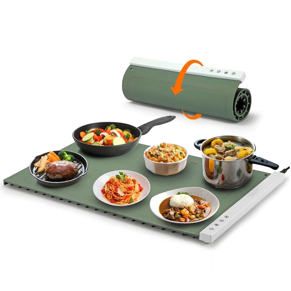 Alfombrilla Calefactora de Silicona para Comida – Con Temperatura Ajustable