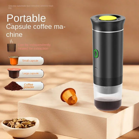 Cafetera Eléctrica Portátil e Inalámbrica – Espresso 3 en 1