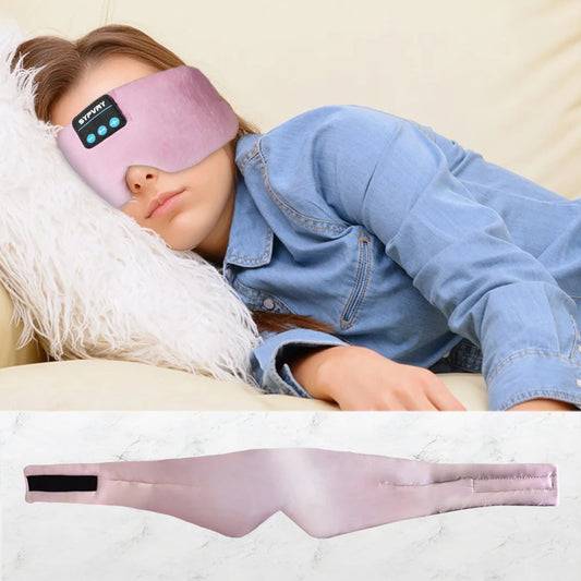 Antifaz para Dormir con Auriculares Bluetooth – Máscara de Sueño Inalámbrica con Música para Hombres y Mujeres