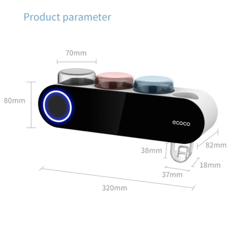 Nuevo Soporte de Cepillos de Dientes Eléctrico ECOCO con Esterilizador UV