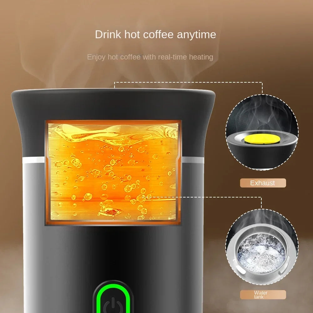 Cafetera Eléctrica Portátil e Inalámbrica – Espresso 3 en 1