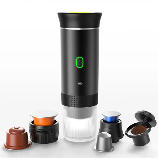 Cafetera Eléctrica Portátil e Inalámbrica – Espresso 3 en 1